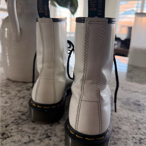 Dr. Martens Gray Lace-Up Boots - Picture 6 of 7